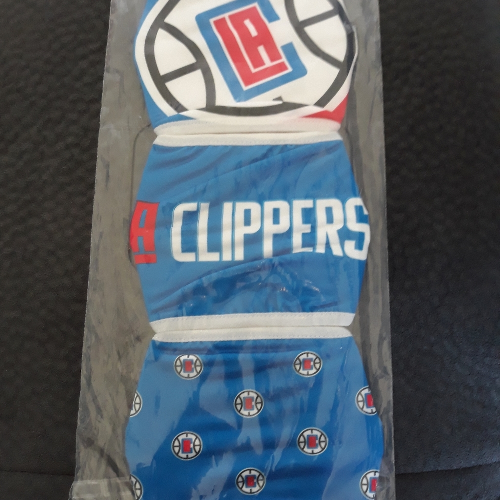 NBA LA Clippers 3 pack face masks - lower price